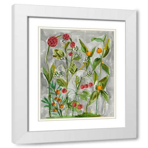 Dear Nature II White Modern Wood Framed Art Print with Double Matting by Wang, Melissa