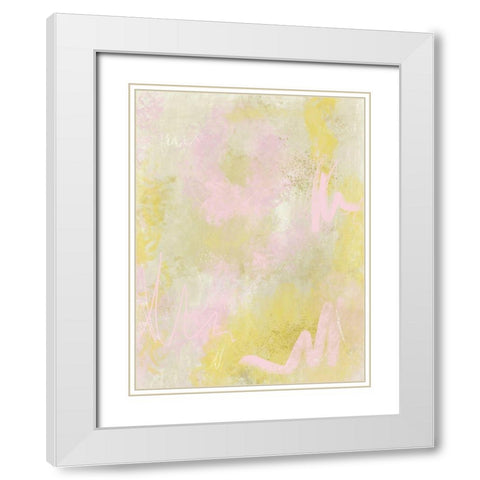 Lilys Laugh I White Modern Wood Framed Art Print with Double Matting by Sizemore, Natalie
