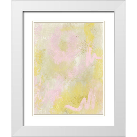 Lilys Laugh I White Modern Wood Framed Art Print with Double Matting by Sizemore, Natalie