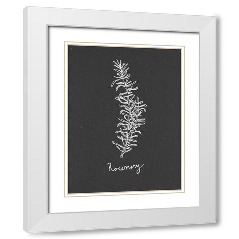 Scent Garden I White Modern Wood Framed Art Print with Double Matting by Sizemore, Natalie