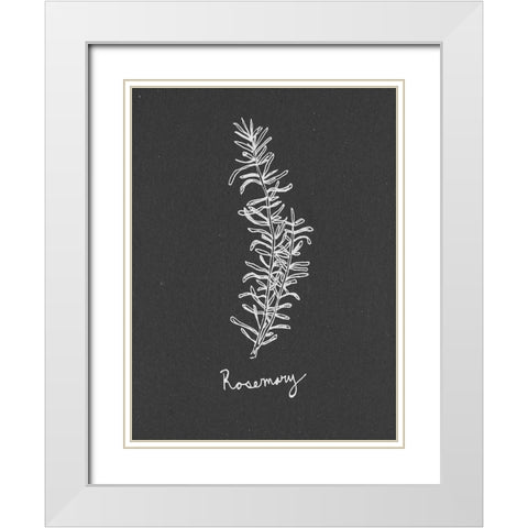 Scent Garden I White Modern Wood Framed Art Print with Double Matting by Sizemore, Natalie