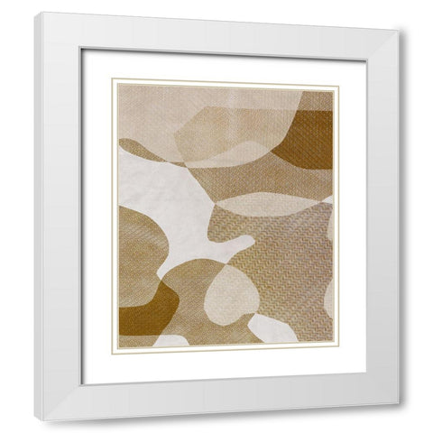Texture Desert I White Modern Wood Framed Art Print with Double Matting by Sizemore, Natalie