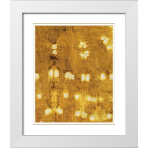 Turmeric Sunrise I White Modern Wood Framed Art Print with Double Matting by Sizemore, Natalie