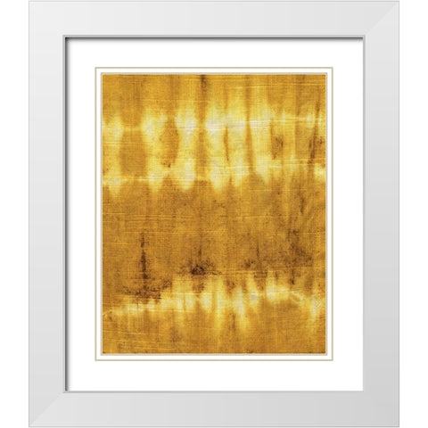 Turmeric Sunrise IV White Modern Wood Framed Art Print with Double Matting by Sizemore, Natalie