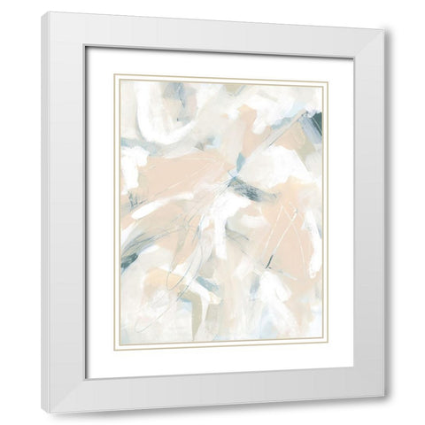 Sandstone Engraving I White Modern Wood Framed Art Print with Double Matting by Vess, June Erica