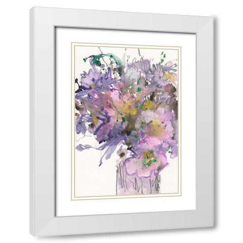 All that Glitters I White Modern Wood Framed Art Print with Double Matting by Dixon, Samuel