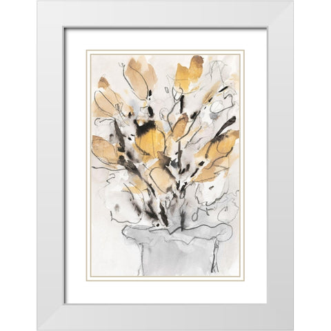 Seasonal Gatherings II White Modern Wood Framed Art Print with Double Matting by Dixon, Samuel