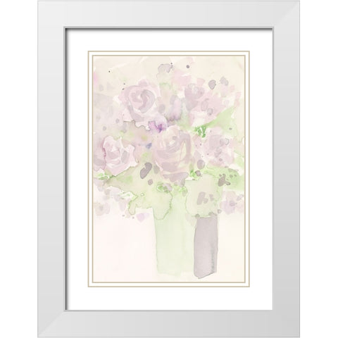 Natural Radiance I White Modern Wood Framed Art Print with Double Matting by Dixon, Samuel