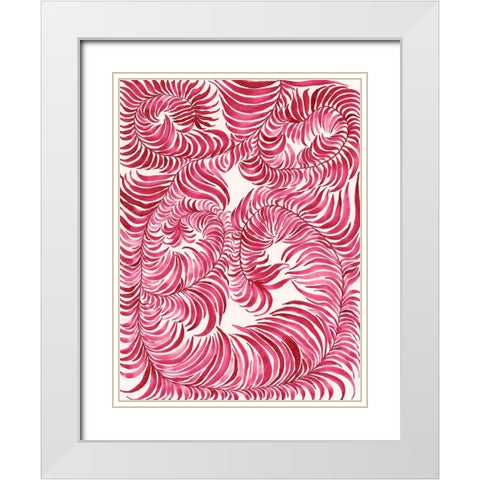 Quiet Harmony II White Modern Wood Framed Art Print with Double Matting by Moore, Regina