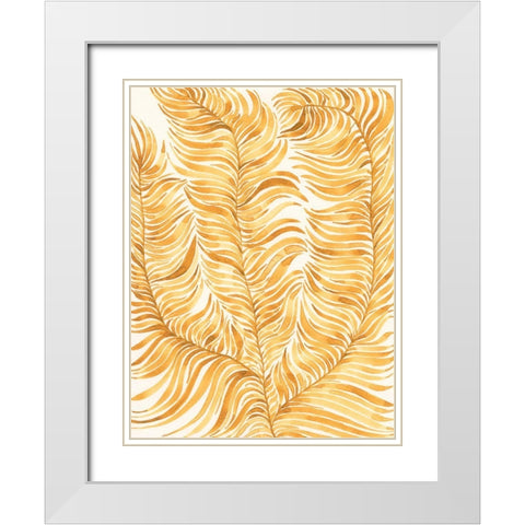 Quiet Harmony IV White Modern Wood Framed Art Print with Double Matting by Moore, Regina