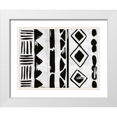 Becoming One IV White Modern Wood Framed Art Print with Double Matting by Wang, Melissa