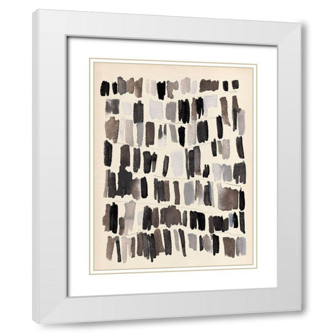 Chalk and Flint IV White Modern Wood Framed Art Print with Double Matting by Warren, Annie