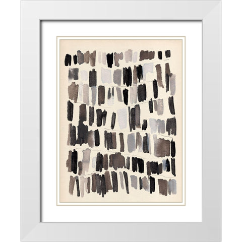 Chalk and Flint IV White Modern Wood Framed Art Print with Double Matting by Warren, Annie