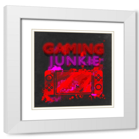 Control Freak I White Modern Wood Framed Art Print with Double Matting by Parker, Jennifer Paxton