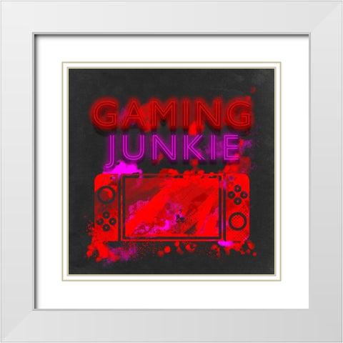 Control Freak I White Modern Wood Framed Art Print with Double Matting by Parker, Jennifer Paxton