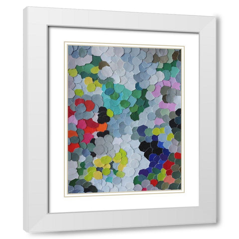 Buckingham Gardens White Modern Wood Framed Art Print with Double Matting by Good, Coco