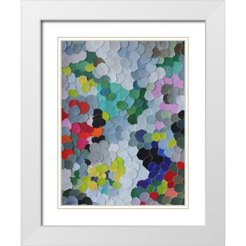 Buckingham Gardens White Modern Wood Framed Art Print with Double Matting by Good, Coco