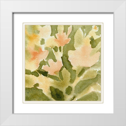 Sweet Bouquet I White Modern Wood Framed Art Print with Double Matting by Caroline, Emma