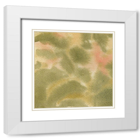 Botanical Aura II White Modern Wood Framed Art Print with Double Matting by Caroline, Emma