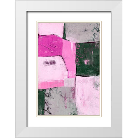 Party Mixer II White Modern Wood Framed Art Print with Double Matting by Ashley, Erin