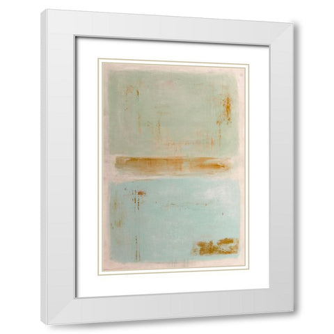 Soft Sided White Modern Wood Framed Art Print with Double Matting by Ashley, Erin