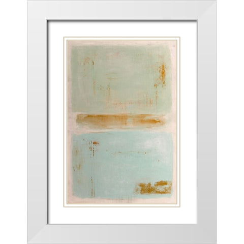 Soft Sided White Modern Wood Framed Art Print with Double Matting by Ashley, Erin