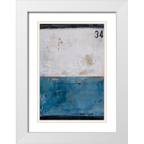 Take 34 White Modern Wood Framed Art Print with Double Matting by Ashley, Erin