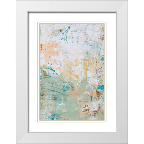 Island Jungle White Modern Wood Framed Art Print with Double Matting by Ashley, Erin
