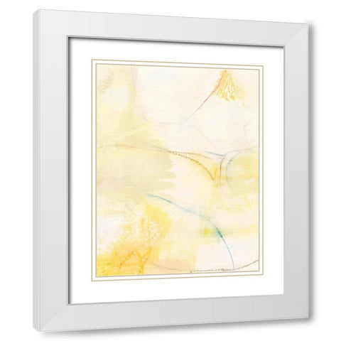 Barxan III White Modern Wood Framed Art Print with Double Matting by Jachimiec, Sue