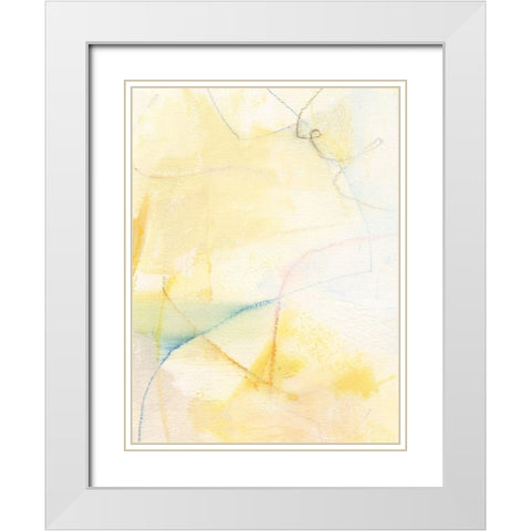 Barxan IV White Modern Wood Framed Art Print with Double Matting by Jachimiec, Sue