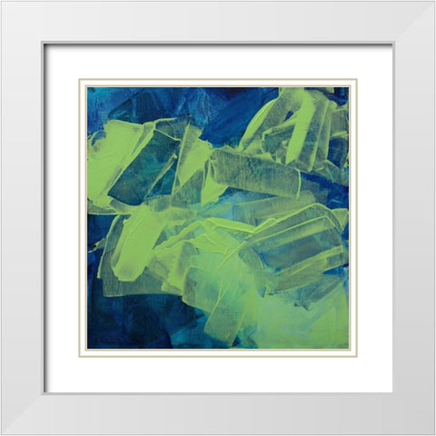 Lime and the Coconut I White Modern Wood Framed Art Print with Double Matting by Guererra, Teodora