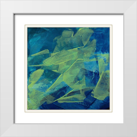 Lime and the Coconut II White Modern Wood Framed Art Print with Double Matting by Guererra, Teodora