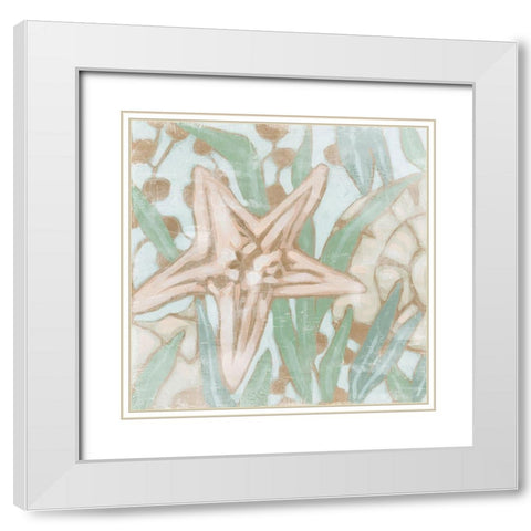 Kelp Song I White Modern Wood Framed Art Print with Double Matting by Vess, June Erica