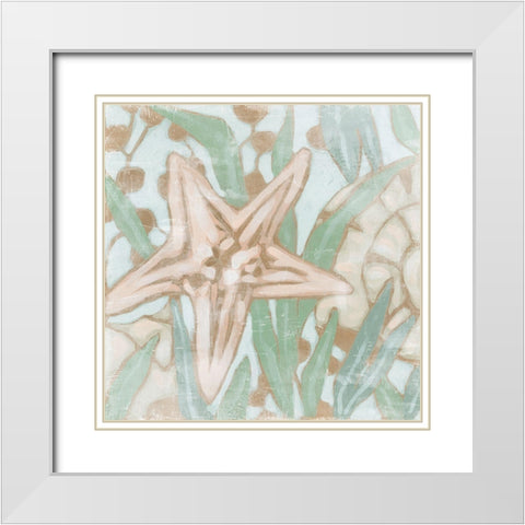 Kelp Song I White Modern Wood Framed Art Print with Double Matting by Vess, June Erica