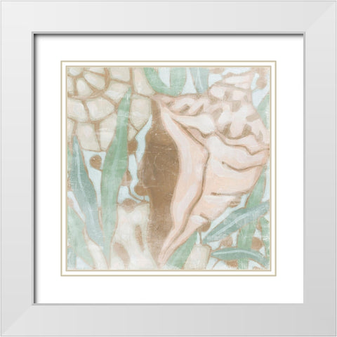 Kelp Song II White Modern Wood Framed Art Print with Double Matting by Vess, June Erica