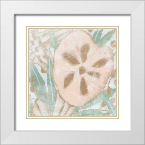 Kelp Song III White Modern Wood Framed Art Print with Double Matting by Vess, June Erica