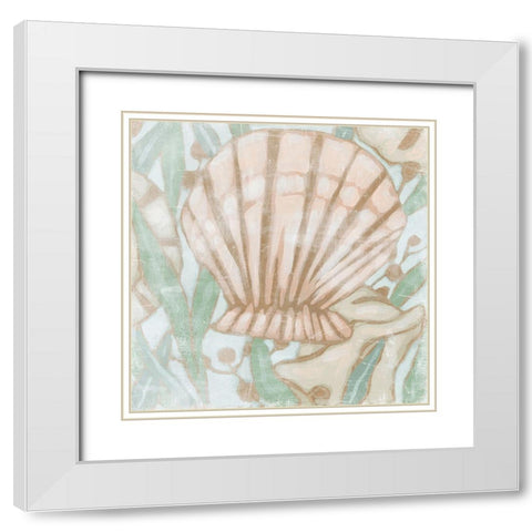 Kelp Song IV White Modern Wood Framed Art Print with Double Matting by Vess, June Erica