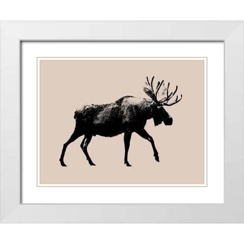 Wild Ambler I White Modern Wood Framed Art Print with Double Matting by Green, Jacob