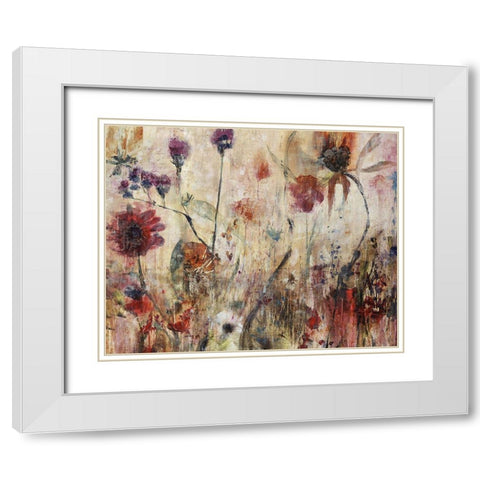 Illuminated Nature White Modern Wood Framed Art Print with Double Matting by Maas, Jodi