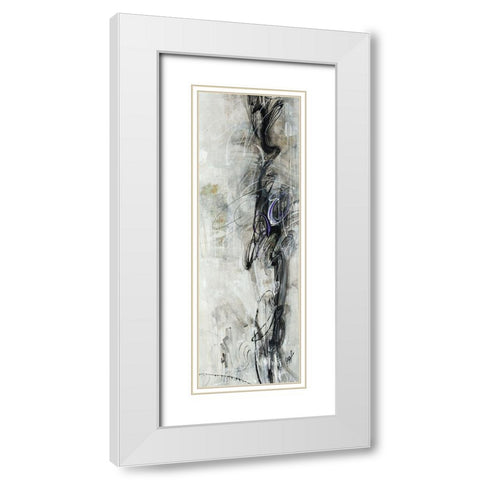 Pole Dancer II White Modern Wood Framed Art Print with Double Matting by Douglass, Farrell