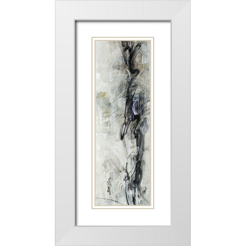 Pole Dancer II White Modern Wood Framed Art Print with Double Matting by Douglass, Farrell