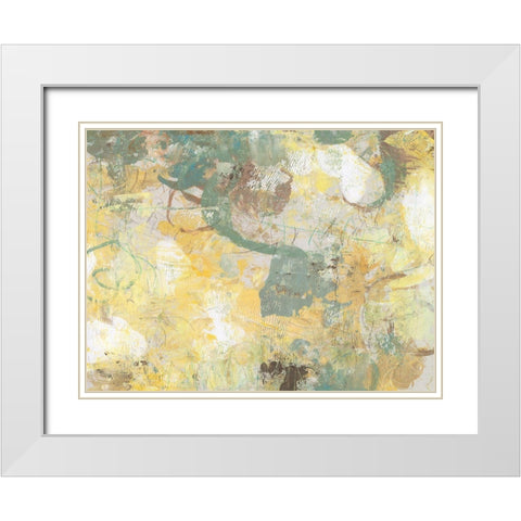 Slingshot I White Modern Wood Framed Art Print with Double Matting by OToole, Tim