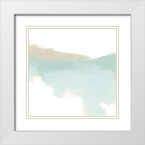 Minimal Mist I White Modern Wood Framed Art Print with Double Matting by Vess, June Erica
