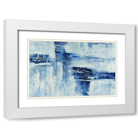 Fade Out White Modern Wood Framed Art Print with Double Matting by Schicker, Joshua