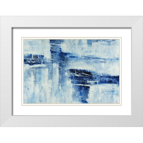 Fade Out White Modern Wood Framed Art Print with Double Matting by Schicker, Joshua