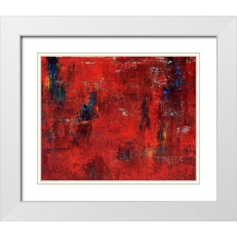 Kane White Modern Wood Framed Art Print with Double Matting by Henry, Alexys