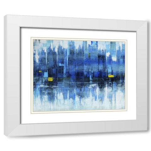 City Keep White Modern Wood Framed Art Print with Double Matting by Schicker, Joshua