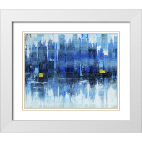 City Keep White Modern Wood Framed Art Print with Double Matting by Schicker, Joshua
