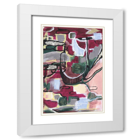 Multiple Wavelengths II White Modern Wood Framed Art Print with Double Matting by Willett, Michael