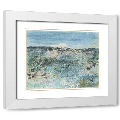 Pattern of Peace II White Modern Wood Framed Art Print with Double Matting by Bramma, Lila
